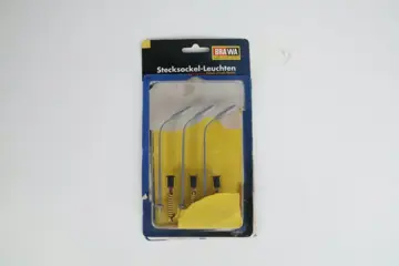 Brawa H0 - 5800/-30/-70 - Landschap - Lantaarnpalen en verlichte stationsklokken