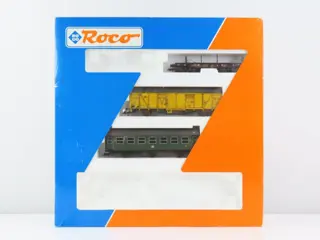 Roco H0 - 41081 - Goederenwagenset - Deels geweatherde Werktrein - DB