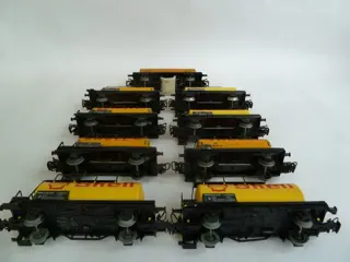 Märklin, Electrotren H0 - 4502/4442/1401 - Goederenwagon - 9 Shell tankwagons - DB