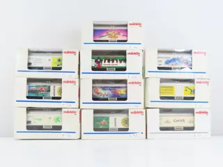 Märklin H0 - O.a: 4415/44175/44179 - Goederenwagon - 10 verschillende reclame koelwagons