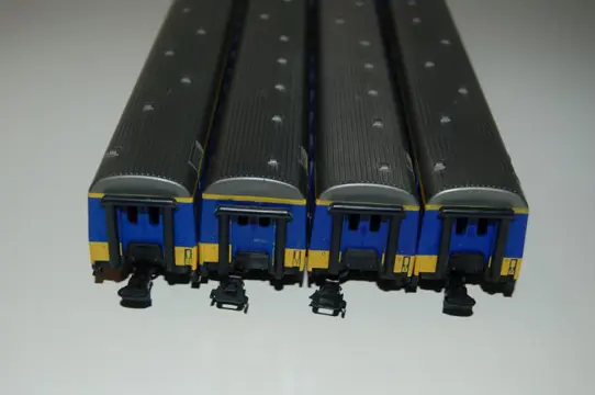 Märklin H0 - 4164/4165 - Passagiersrijtuig - 4 Intercity rijtuigen - NS