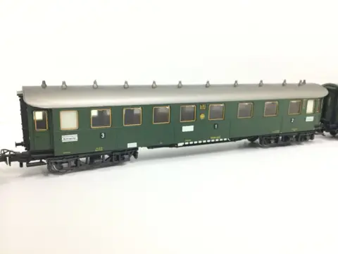 Märklin H0 - 4136/4142/4143 - Passagiersrijtuig - 5x sneltreinrijtuigen (waarvan 1 met verlichting) - DRG