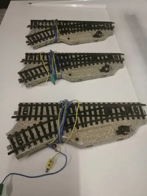 Märklin H0 - Serie 5100/5200 - Rails - 313 M rails en wissels