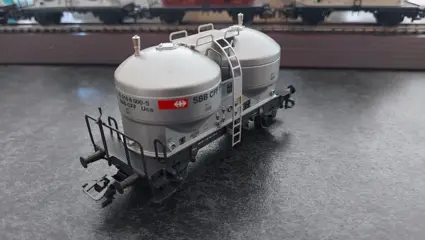 Märklin H0 - 4658/4661/4760/4761/47612 - Goederenwagon - 5 silowagens - DB, SBB-CFF