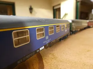 Märklin H0 - 3034/4022/4024/4026/4051 - Elektrische locomotief, Passagiersrijtuig - Sneltrein, elektrische locomotief E41 met 4 sneltreinrijtuigen, deels met binnenverlichting, met - DB