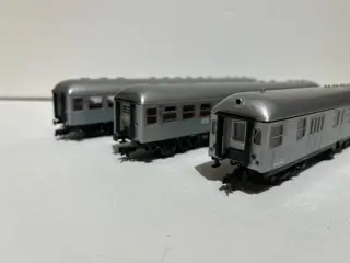 Roco H0 - 44377/44378/44379 - Passagiersrijtuigen set - ‘Silberlingen’ n-wagen - DB