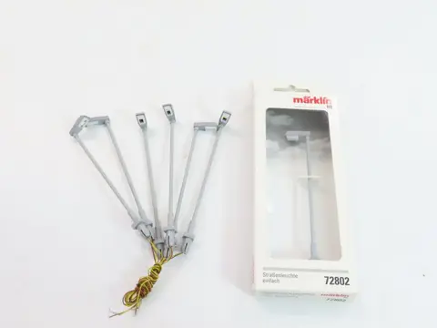 Märklin H0 - 72802 - Toebehoren - 7 Straatlantaarns
