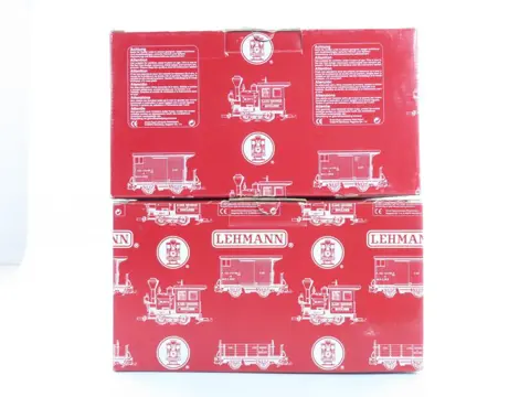 LGB G - 93001/93002 - Passagiersrijtuig - Twee 2-assige personenwagens - Short Island Railroad