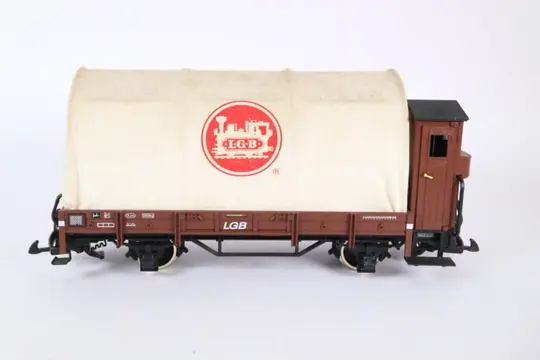 LGB G - 40130 - Goederenwagon - Goederenwagen met huif