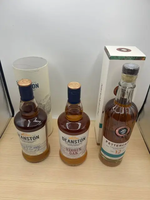 Deanston Virgin Oak & 12 years + Fettercairn 12 years old - Original bottling - 70cl - 3 flessen