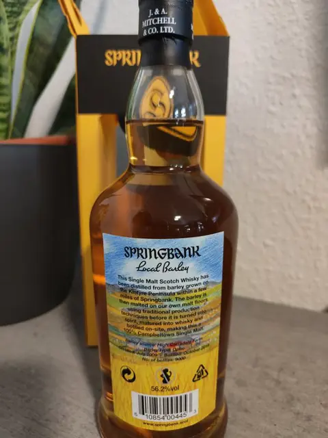 Springbank 2009 10 years old Local Barley - Original bottling - b. 2019 - 70cl
