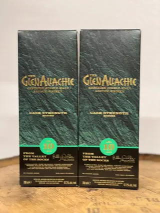 Glenallachie 10 years old Cask Strength - Batch 8 - Original bottling - 700ml - 2 flessen