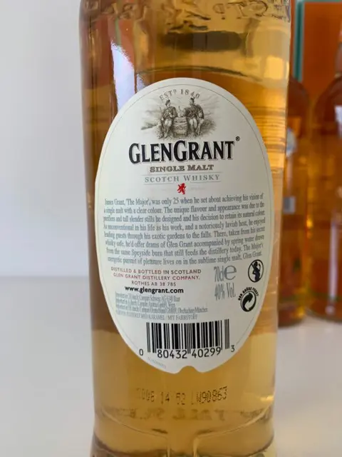 Glen Grant 1x Pure Single Malt 1x Single Malt 2x Arboralis - Original bottling - b. 2010s tot vandaag, Jaren 2000 - 70cl - 4 flessen