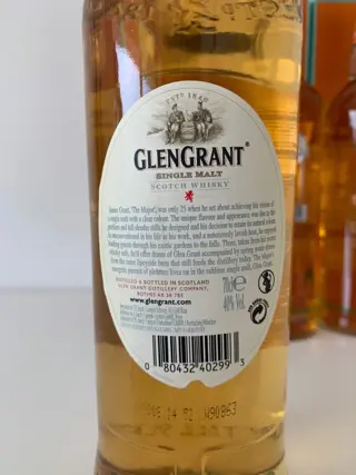 Glen Grant 1x Pure Single Malt 1x Single Malt 2x Arboralis - Original bottling - b. 2010s tot vandaag, Jaren 2000 - 70cl - 4 flessen