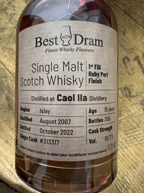Caol Ila 2007 15 years old Cask Strength - Best Dram - 700ml