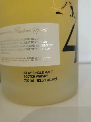 Bruichladdich 3 years old X4+3 Quadruple Distilled - Original bottling - 700ml