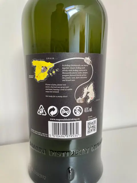 Ardbeg Smoketrails Manzanilla Edition - Original bottling - b. 2022 - 1,0 Liter
