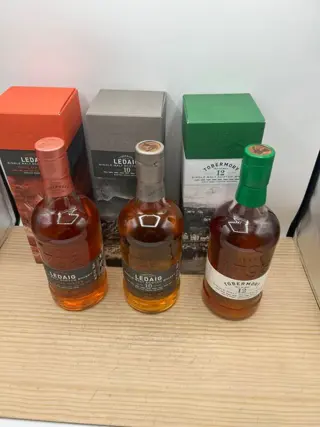 Tobermory 12 yearsold + Ledaig Sinclair Series + Ledaig 10 years old - Original bottling - 70cl - 3 flessen