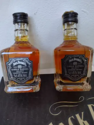 Jack Daniel's 150th anniversary & Jack Daniel's Single Barrel Select miniatures - b. 2016 - 700ml & 50ml - 3 flessen
