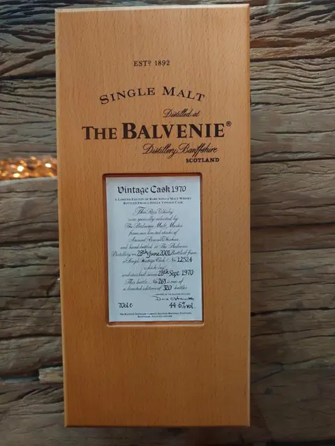 Balvenie 1970 30 years old Cask no. 12524 - Original bottling - b. 2001 - 70cl