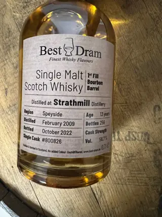 Strathmill 2009 13 years old Cask Strength - Best Dram - 700ml