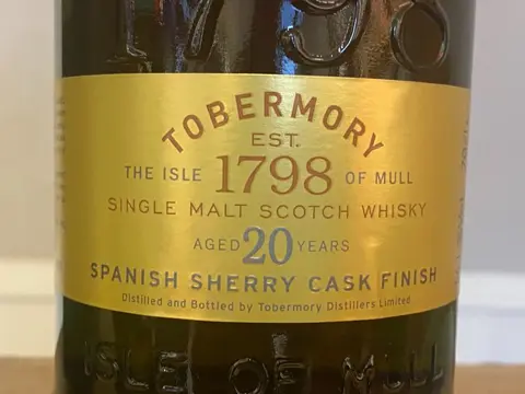 Tobermory 20 years old Spanish Sherry Cask Finish - Original bottling - 70cl