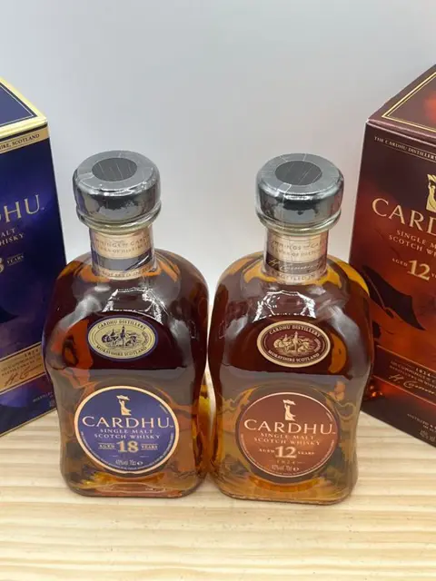 Cardhu 18 years old & 12 years old - Original bottling - 70cl - 2 flessen