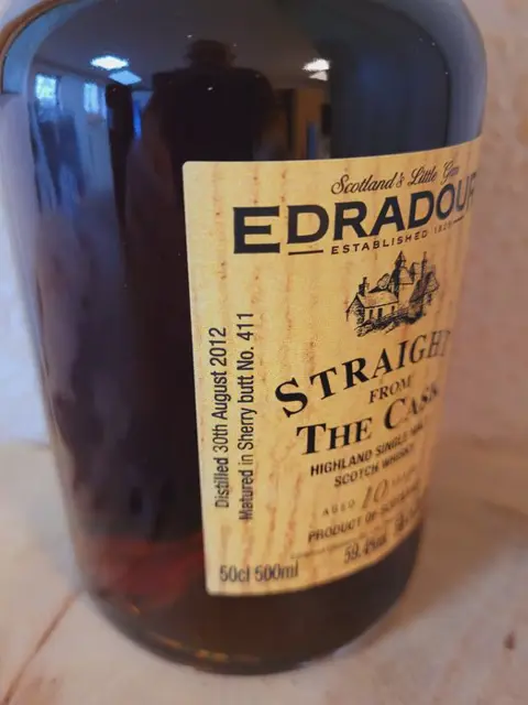 Edradour 2012 10 years old Straight From The Cask #411 - Original bottling - b. 2022 - 50cl