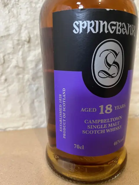 Springbank 18 years old - Original bottling - b. 2022 - 70cl