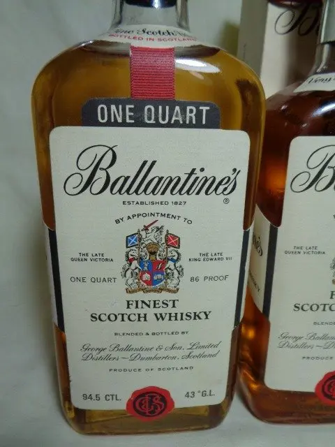 Ballantine's Finest - b. 1970s-1990s - 94cl, 70cl, 75cl - 3 flessen