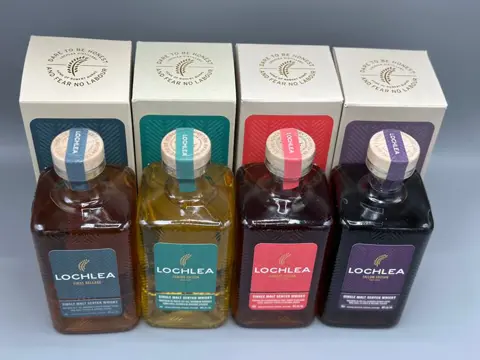 Lochlea First Release, Sowing Edition, Harvest Edition, Fallow Edition - Original bottling - 70cl - 4 flessen