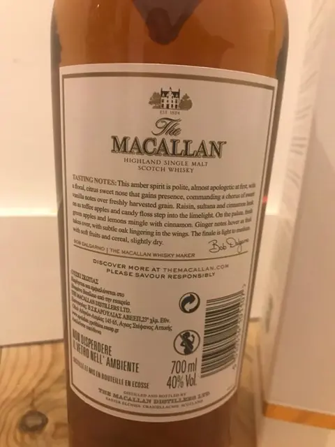 Macallan Amber - Original bottling - 700ml