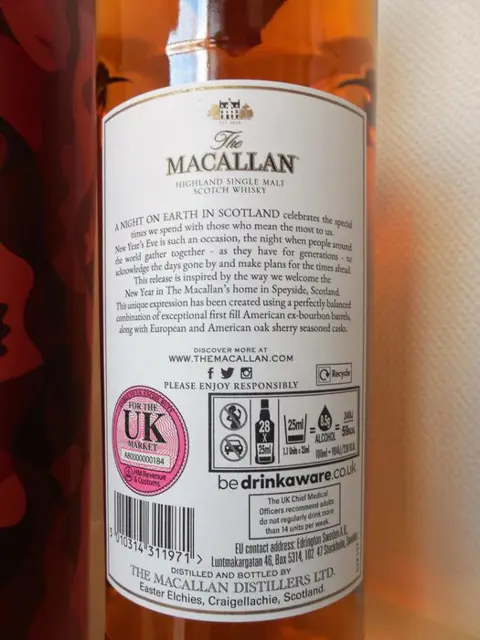 Macallan A Night On Earth in Scotland - Original bottling - 70cl