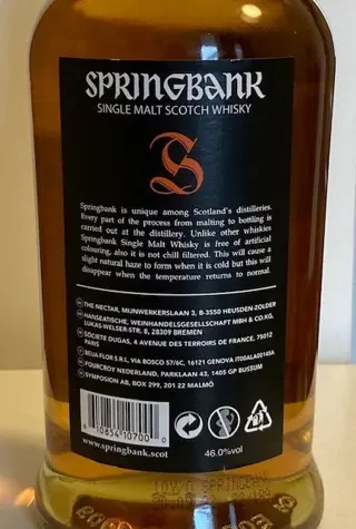 Springbank 10 years old - Original bottling - b. 2022 - 70cl
