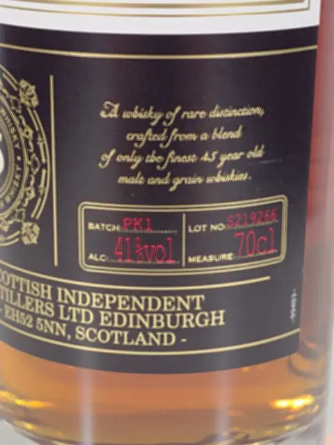 Glenalba 45 years old - 70cl