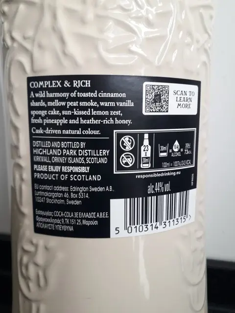 Highland Park 15 years old Viking Heart - Original bottling - 700ml