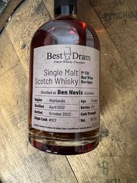 Ben Nevis 2012 10 years old - Best Dram - 700ml