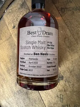 Ben Nevis 2012 10 years old - Best Dram - 700ml