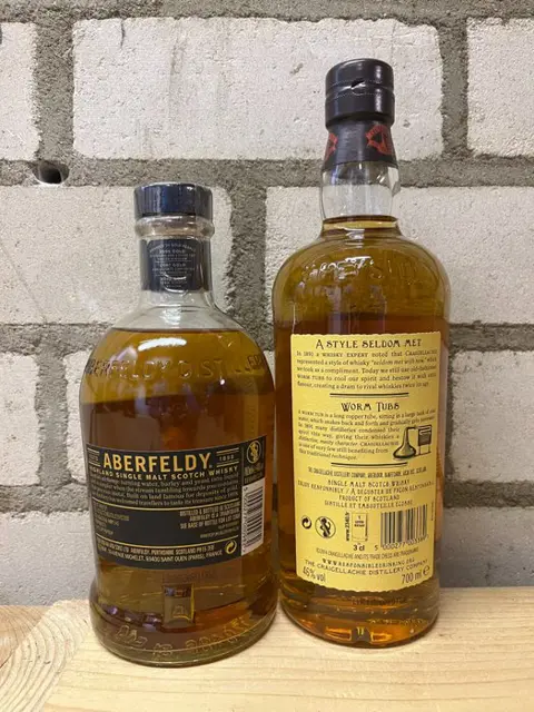 Aberfeldy 12 years old & Craigellachie 13 years old - Original bottling - 700ml - 2 flessen