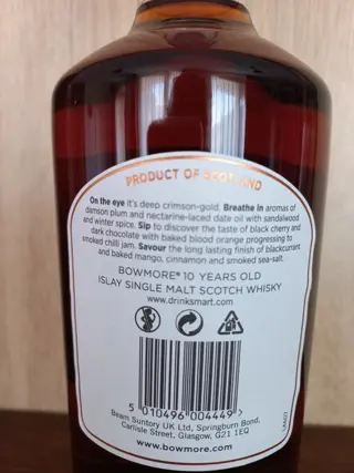 Bowmore 10 years old Limited Edition - Original bottling - 1 Litre