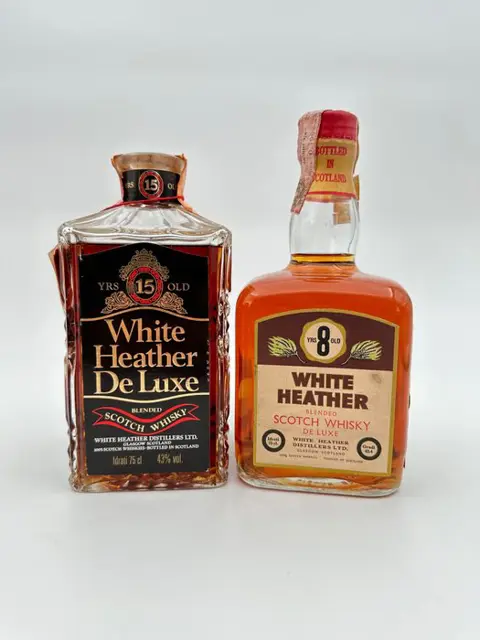 White Heather 8 years old & 15yo Decanter - b. Jaren 1970, Jaren 1980 - 75cl - 2 flessen