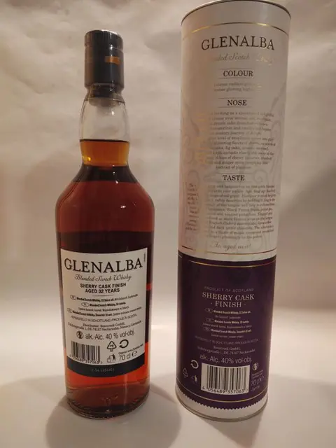 Glenalba 1989 32 years old Sherry Cask - Clydesdale Scotch Whisky - 70cl