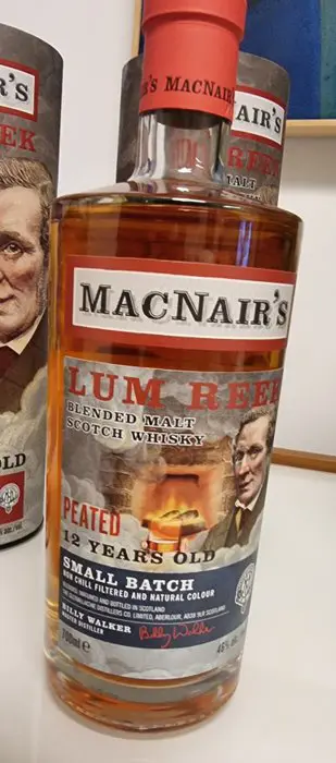 MacNair's Lum Reek 21 years old & 12 years old - 700ml - 2 flessen