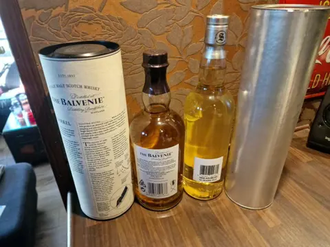 The Balvenie 12 years Single Barrel + Ardmore 2008 Signatory - 70cl - 2 flessen