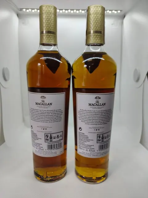Macallan 15 years old Double Cask & 12 years old Double Cask - Original bottling - 700ml - 2 flessen