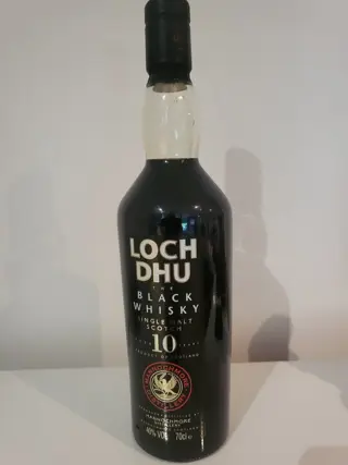Loch Dhu 10 years old The Black Whisky - Original bottling - b. Jaren 1990 - 70cl