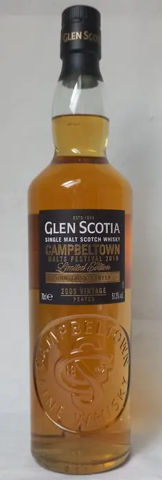 Glen Scotia 2003 Peated - Campbeltown Malts festival 2019 - Rum Cask finish - Original bottling - 70cl