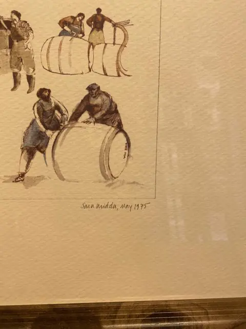 Macallan Sara Midda 1975 Watercolours Print - One Frame