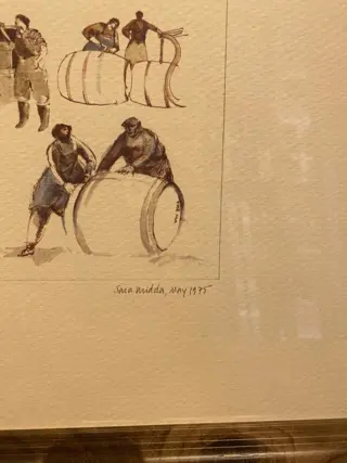 Macallan Sara Midda 1975 Watercolours Print - One Frame