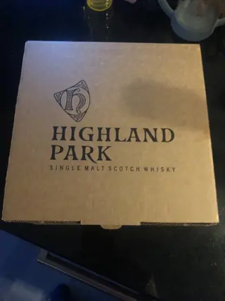 Highland Park Glasses with Viking codes engraved - 9 glasses